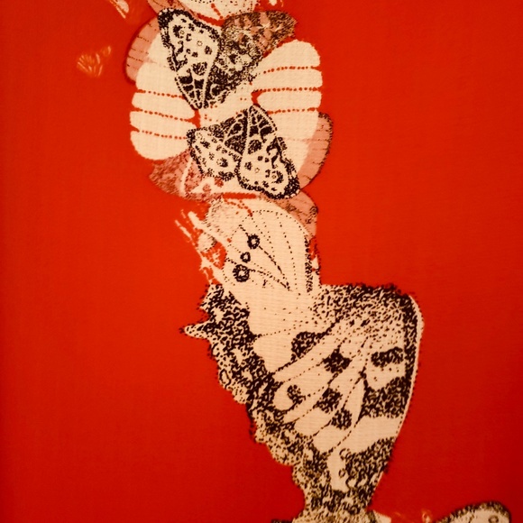 Max Studio Butterfly Dress - Picture 7 of 9